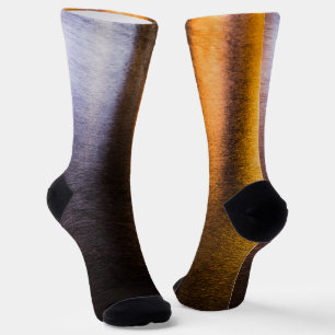 Calcetines Lámparas abstractas orina brillante dorado brillan