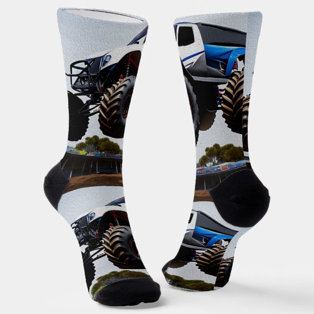 Calcetines Lanzamiento de camión de monstruos, soplones de tr (Angular)