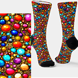 Calcetines Lapis Lazuli y Gemstones en joyería Gold Setting