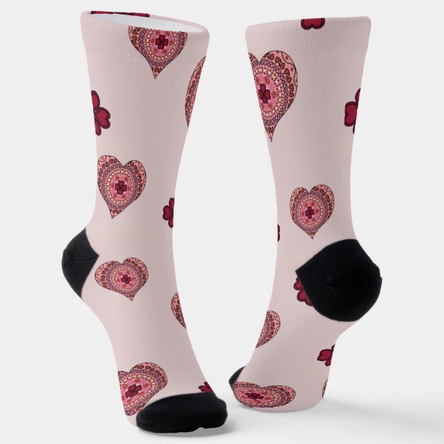 Calcetines Las capas del corazón (Angular)