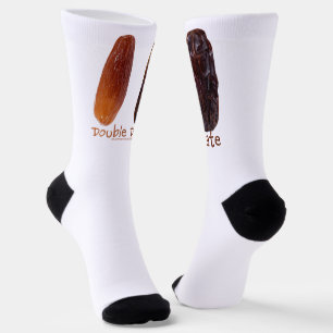 Calcetines Las dos fechas de SlipperyJoe pasas arrugadas dora