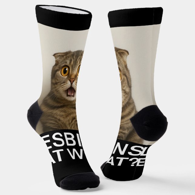 Calcetines Las lesbianas comen lo gracioso (Angular)