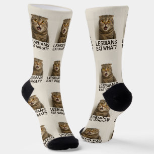 Calcetines Las lesbianas comen lo gracioso