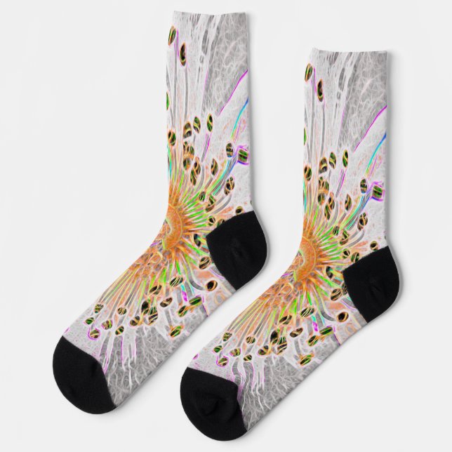 Calcetines Las mujeres se zampan con el diseño abstracto de p (Izquierda)