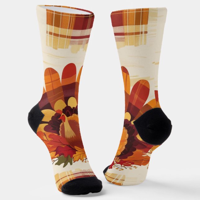 Calcetines Las plumas de otoño (Angular)