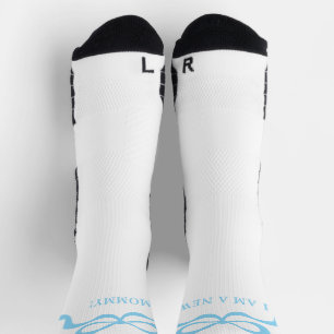 Calcetines Lazos azules para bebé niño regalo moderno retro
