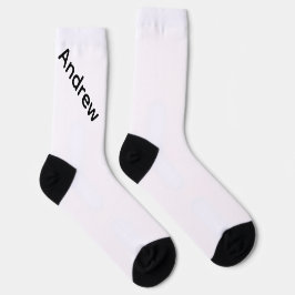 Calcetines Lazos blancos personalizados con nombre - Regalo p