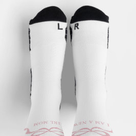 Calcetines Lazos modernos rosados para bebé niña retro nuevos