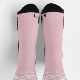 Calcetines Lazos para bebé niña nueva mamá rosa regalo retro 