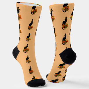 Calcetines Le Chat Noir Acción de Gracias y peregrinación Tur
