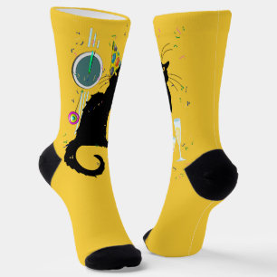 Calcetines Le Chat Noir Feliz Año Nuevo Fiesta
