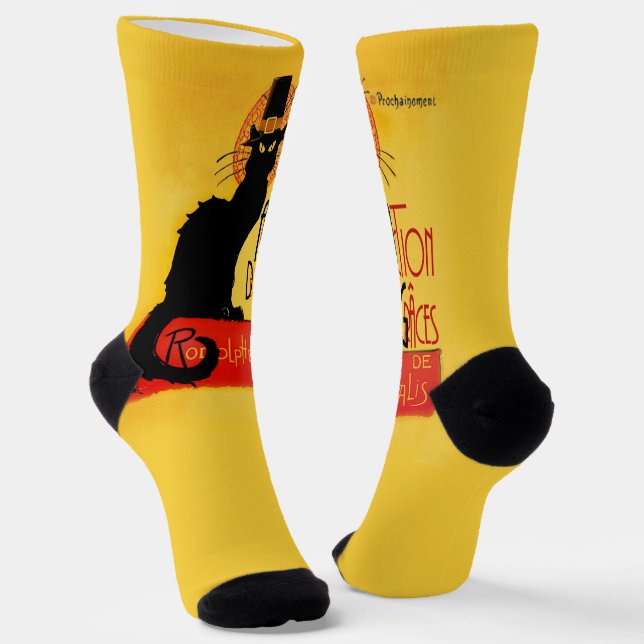 Calcetines Le chat Noir Pilgrim Thanksgiving (Angular)
