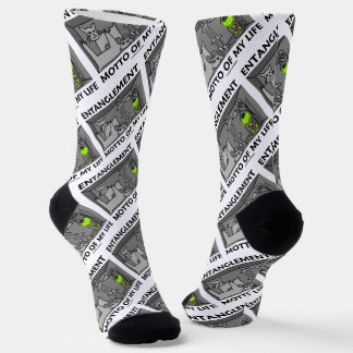 Calcetines Lema De Enrejado De Mi Vida Física Quantum