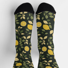 Calcetines Lemones y hojas