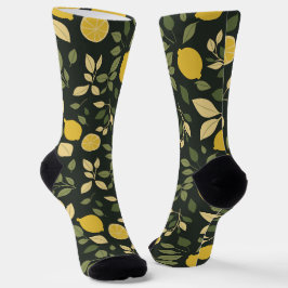 Calcetines Lemones y hojas
