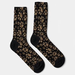 Calcetines Leopard Spot Paw Impresiones