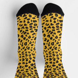 Calcetines leopardo de textura