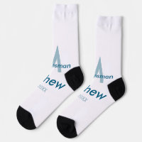 Letra azul marino groomsman fecha masculina por