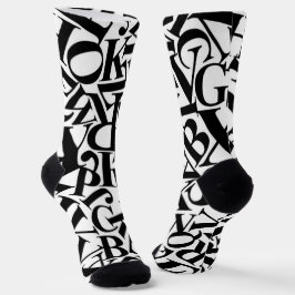 Calcetines Letras de alfabeto