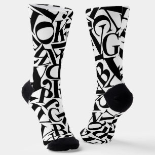 Calcetines Letras de alfabeto