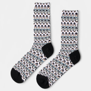 Calcetines Letrero de Pingüino No te Pierdas