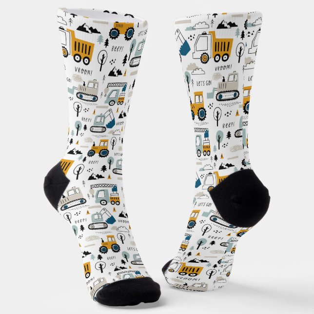 Calcetines Let's Move Vehicle Pattern (Angular)