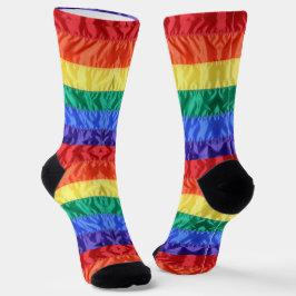 Calcetines LGBT Bandera arco iris LGBT Stripes Gay Primavera 