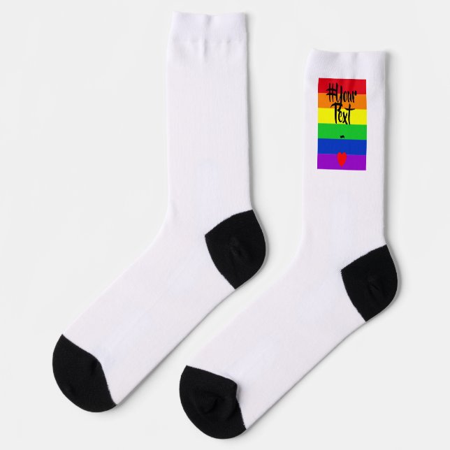 Calcetines #LGBT #love #primo #gay #lesbian #libertad #desfil (Izquierda)
