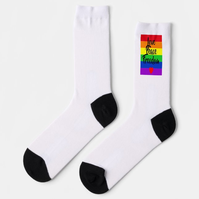 Calcetines #LGBT #love #primo #gay #lesbian #libertad #desfil (Izquierda)
