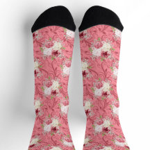 linda chica rosa floral