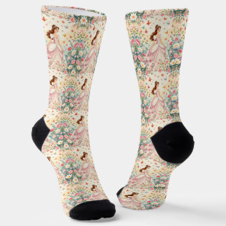 Calcetines Linda princesa con mariposas