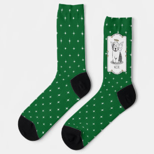 Calcetines Lindo Angel Viejo Oveja Inglés (Gris 1) - Cute