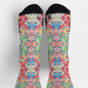 Calcetines Lindo floral vintage colorido