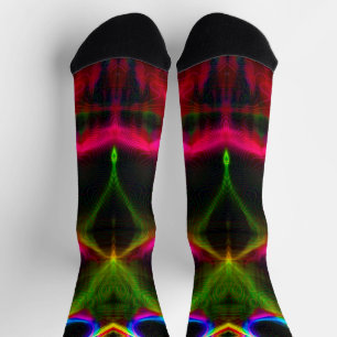 Calcetines Líneas abstractas coloridas lindas