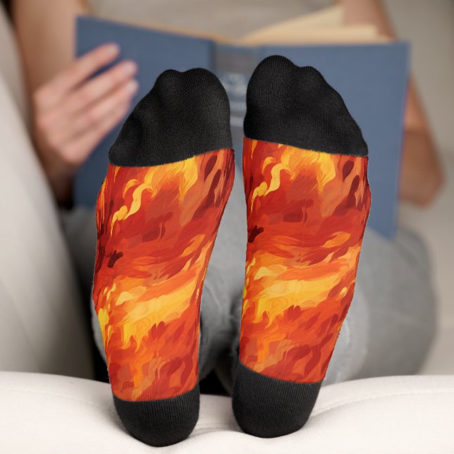 Calcetines Llama de fuego (Abajo)