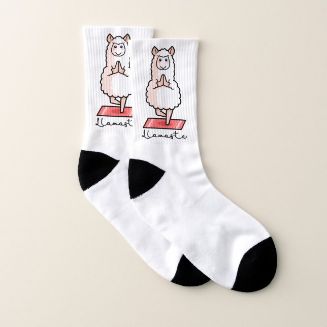 Calcetines Llama de la yoga - Llamaste (Par)