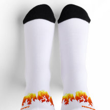 Llamas Naranjas y Rojas Calientes Personalizadas