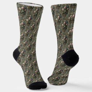 Calcetines Lo que yace debajo de la flor - el delirio gótico