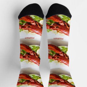 Calcetines Lobster de nombres personalizados