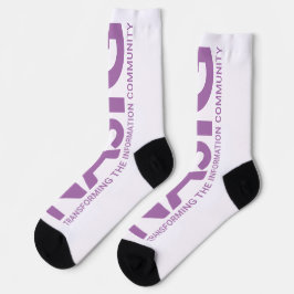 Calcetines Logo largo morado