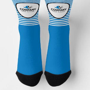 Calcetines Logotipo de la empresa con franjas codificadas por