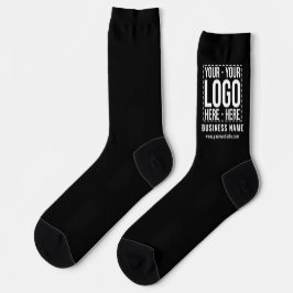 Calcetines Logotipo Empresarial Personalizado Corporativo Mod