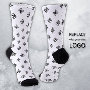 Calcetines Logotipo Empresarial Personalizado Empresa Corpora