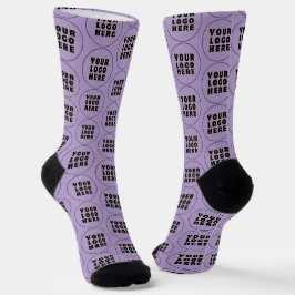 Calcetines Logotipo y texto Minimalista simple