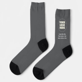 Calcetines Logotipo y texto Minimalista simple