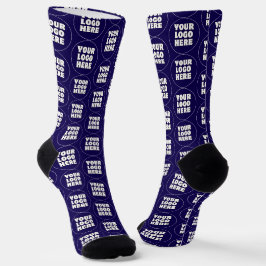 Calcetines Logotipo y texto Minimalista simple