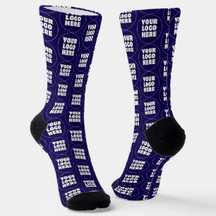 Calcetines Logotipo y texto Minimalista simple