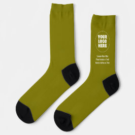 Calcetines Logotipo y texto Minimalista simple
