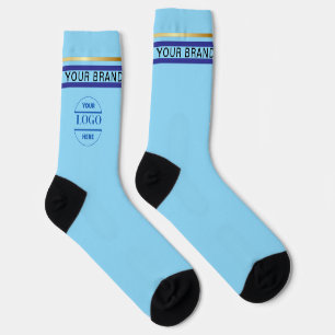 Calcetines Logotipo y texto Minimalista simple