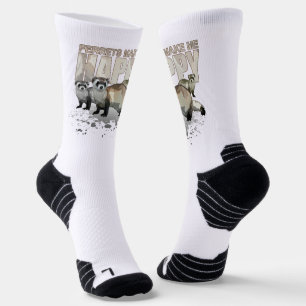 Calcetines Los hurones me hacen feliz Amante de los hurones l